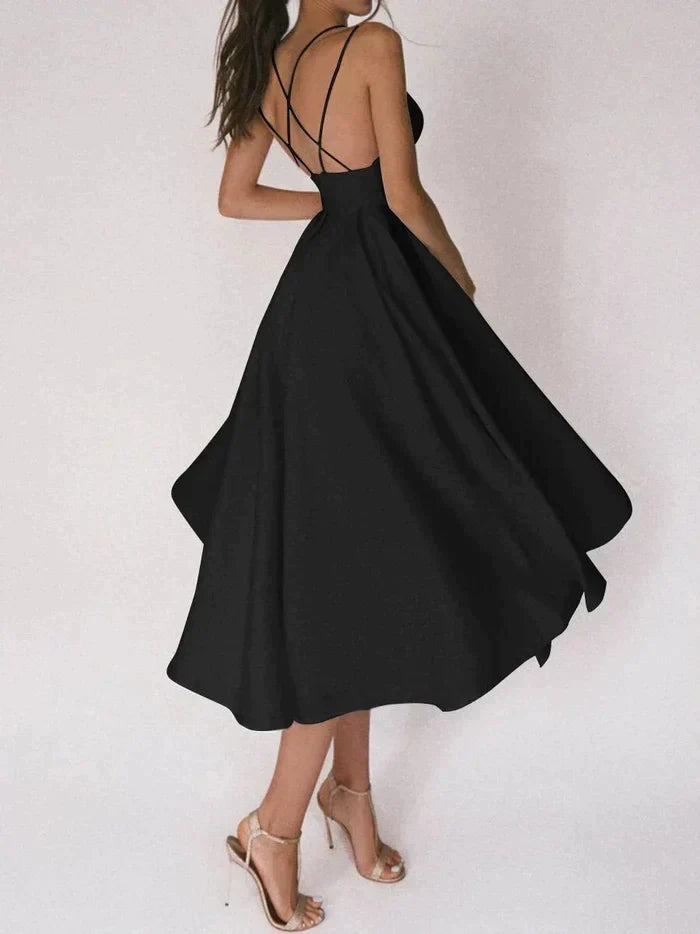 Tamitha | Elegante vestito con scollatura a V e spalline