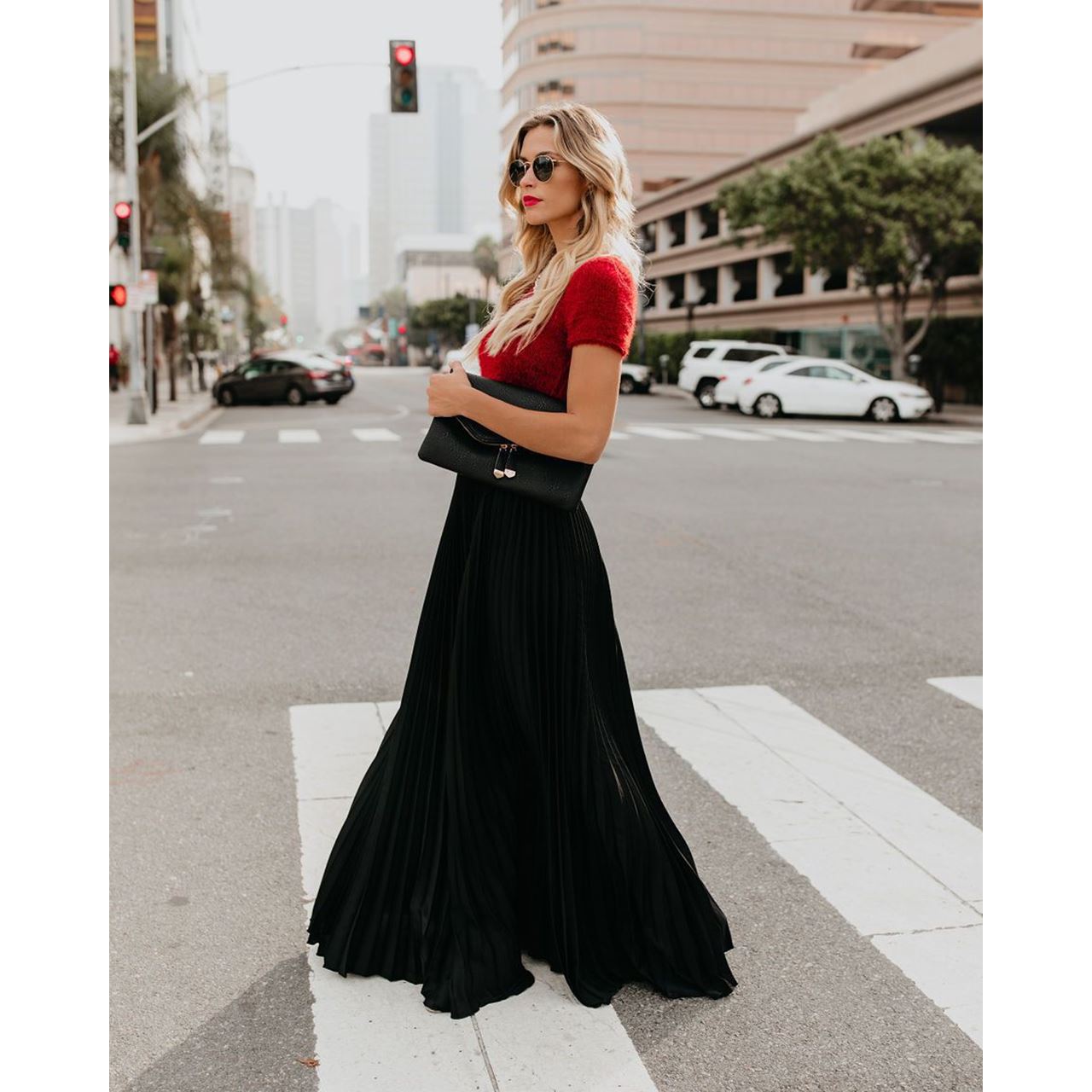Clair | Frauen Mode lässig Langer Rock