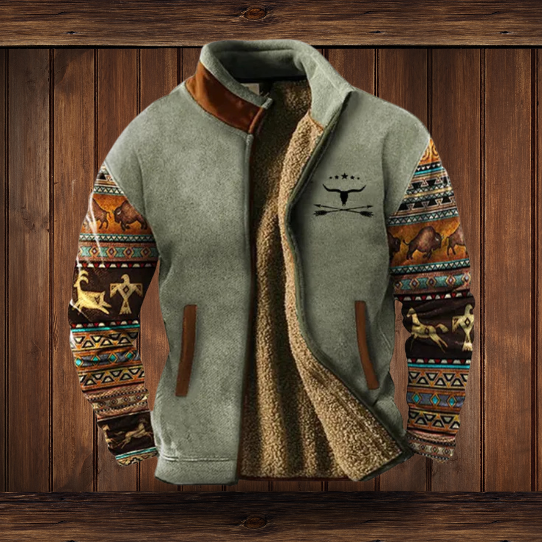 Outdoor Fleece Jacke | Warm Gefüttert | Weiche Struktur | Ideal für Abenteuer