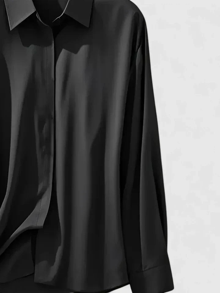 Ellen™ - Elegantes Button-Down-Oberteil
