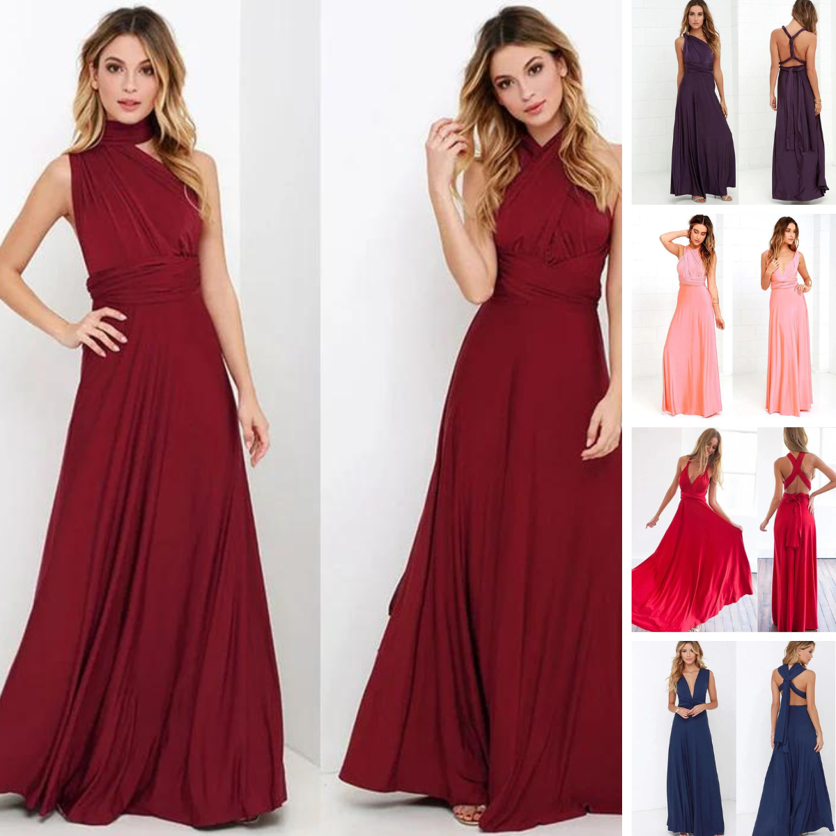Kerensa | Elastisches Wickelkleid mit Riemen