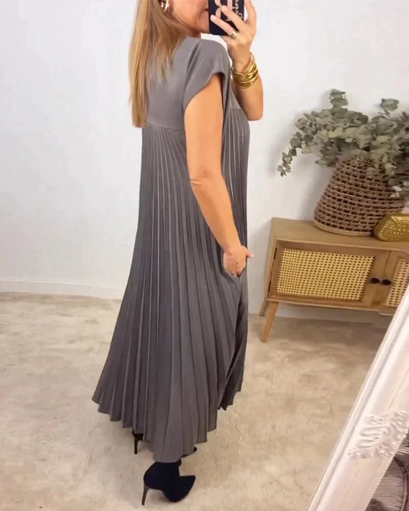 Sheria | Elegant Pleated Kleid