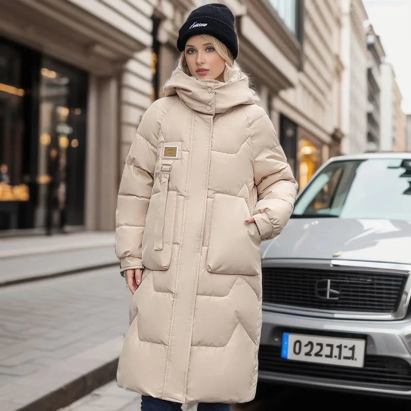 Lethara | Giacca invernale lunga alla moda e calda