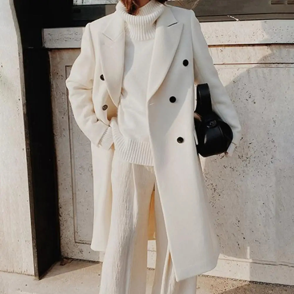 Lysithe | Eleganter Wollmantel für Damen