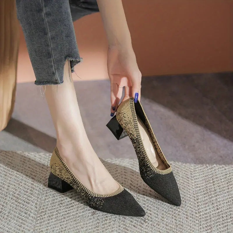 Olie | Scarpe Slip-On con Suola Morbida e Tacchi Spessi