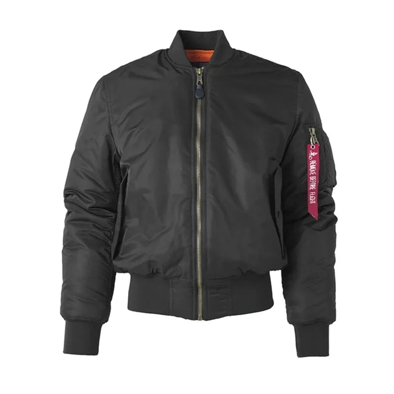 Azemar | Hochwertige Unisex Bomberjacke mit Reißverschluss