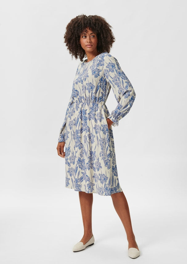 Ivy - Stilvolles und bequemes Damen-Blumenkleid mit langen Ärmeln