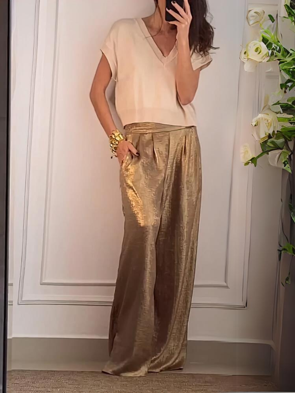Zuleika | Elegante Top- und Hosen-Set