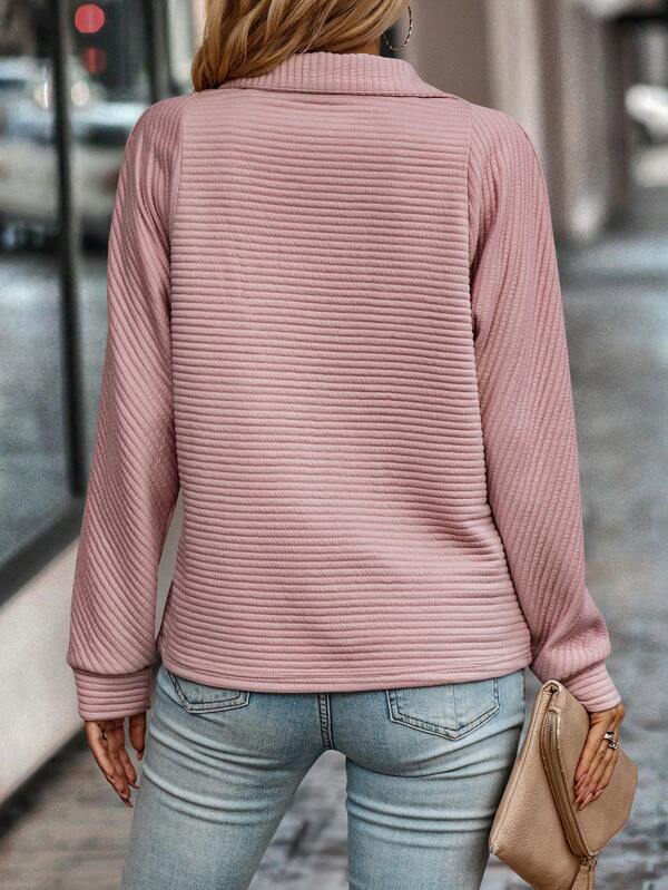Gina | Maglione con zip casual