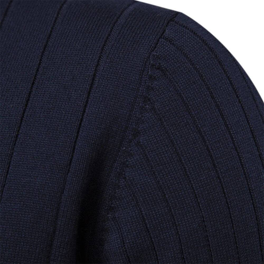 Zippie - Pullover bodyfit alla moda con zip per uomini
