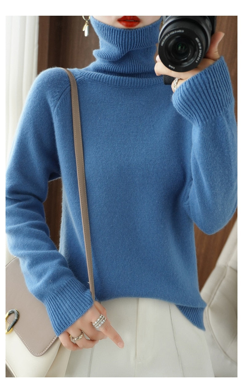 Damen Strickpullover | Klassischer Schnitt | Ultrazarte Feinstrick-Qualität