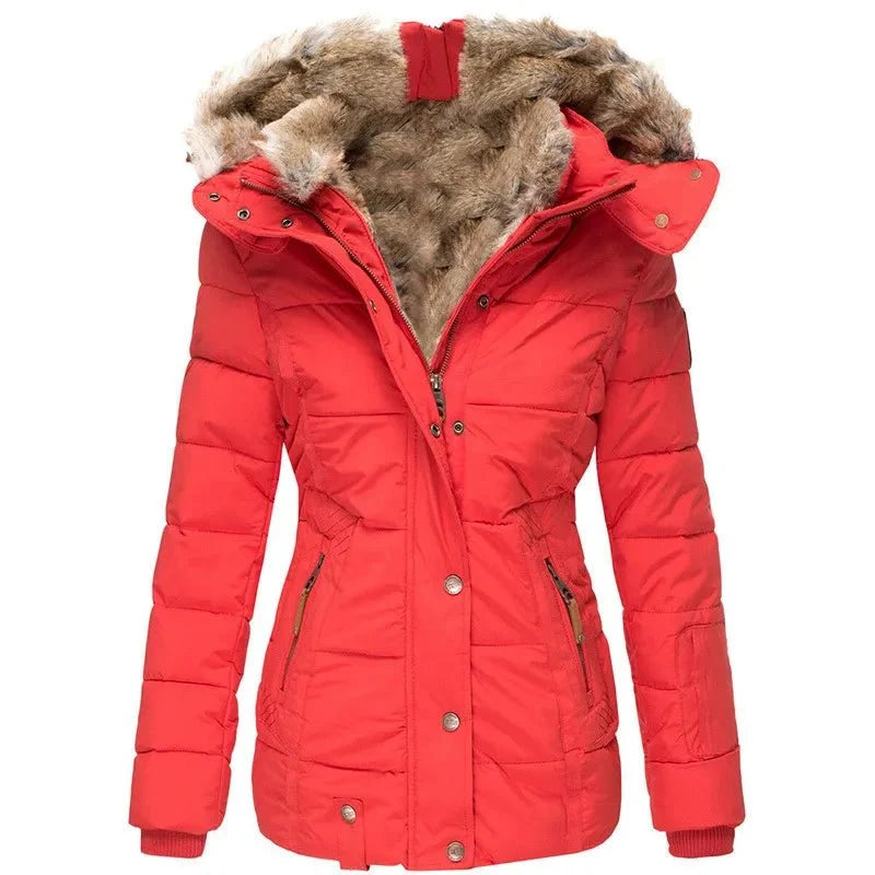 Stefanie™ - Warmer Wintermantel mit Fellfutter