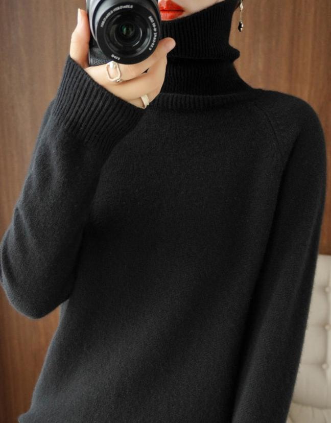 Damen Strickpullover | Klassisches Design | Ultrazarte Feinstrick-Qualität