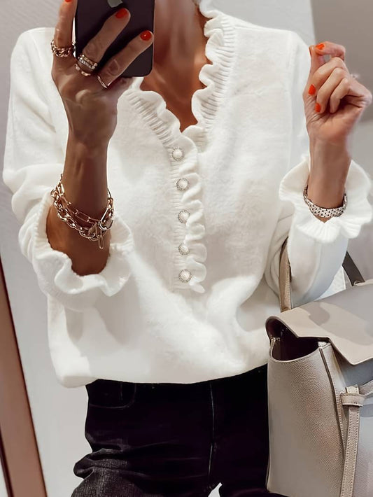 Maresla | Pullover mit V-Ausschnitt