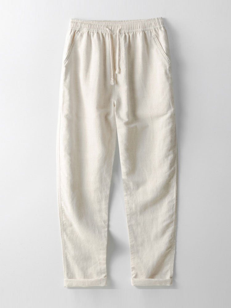 Enrico | Elegantes Ensemble aus Leinenhemd und Hose
