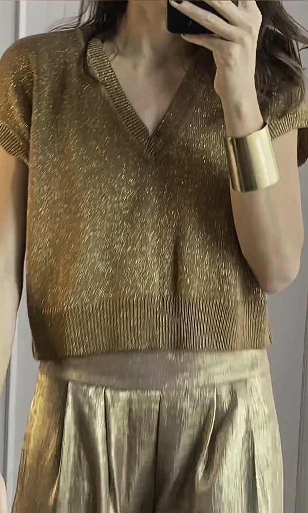Zuleika | Elegante Top- und Hosen-Set