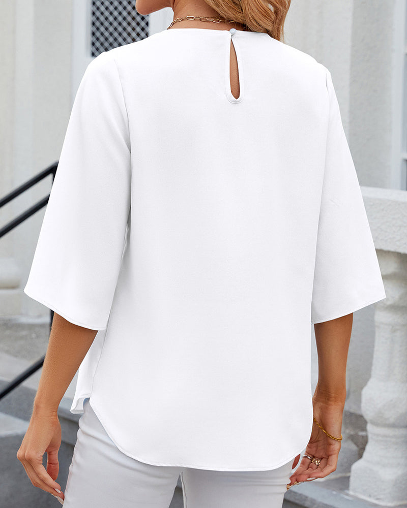 Lysann | Elegantes Halbarm-Top