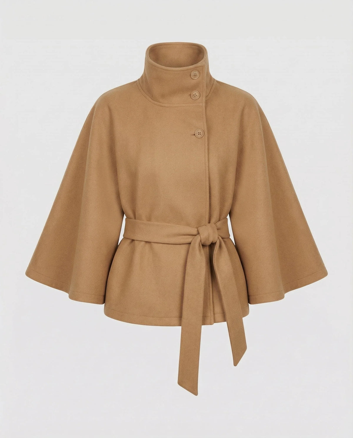 Damen Cape-Jacke mit Gürtel