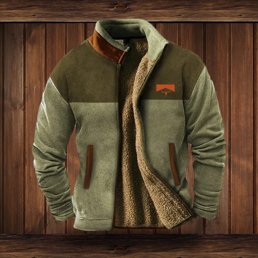Outdoor Fleece Jacke | Warm Gefüttert | Weiche Struktur | Ideal für Abenteuer