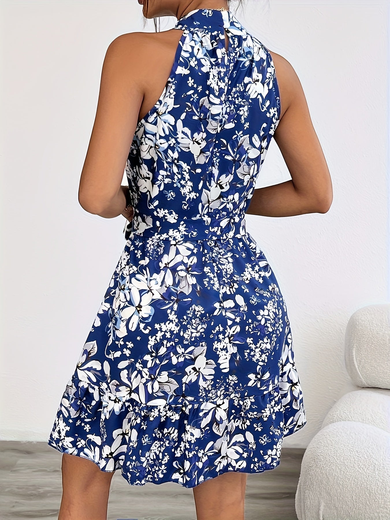 Breena | Vestito da cocktail rosa con fiori