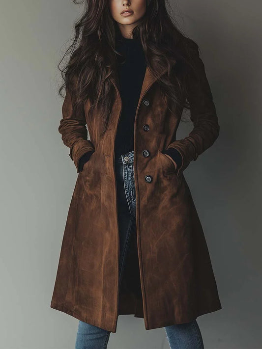 Teresa | Klassischer Trenchcoat im Vintage-Look