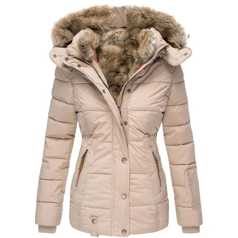 Stefanie™ - Warmer Wintermantel mit Fellfutter