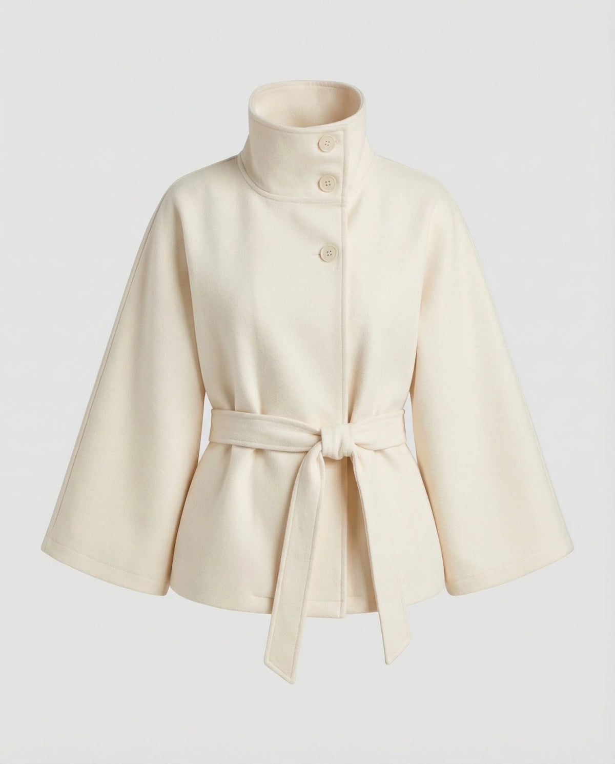 Damen Cape-Jacke mit Gürtel