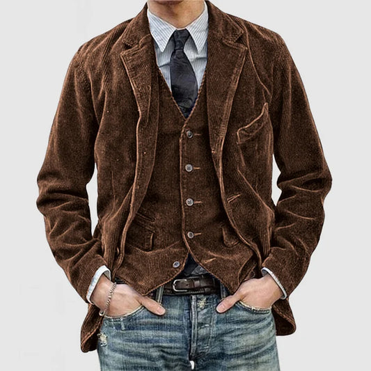 Yelanna | Vintage-Cordjacke mit Kapuze