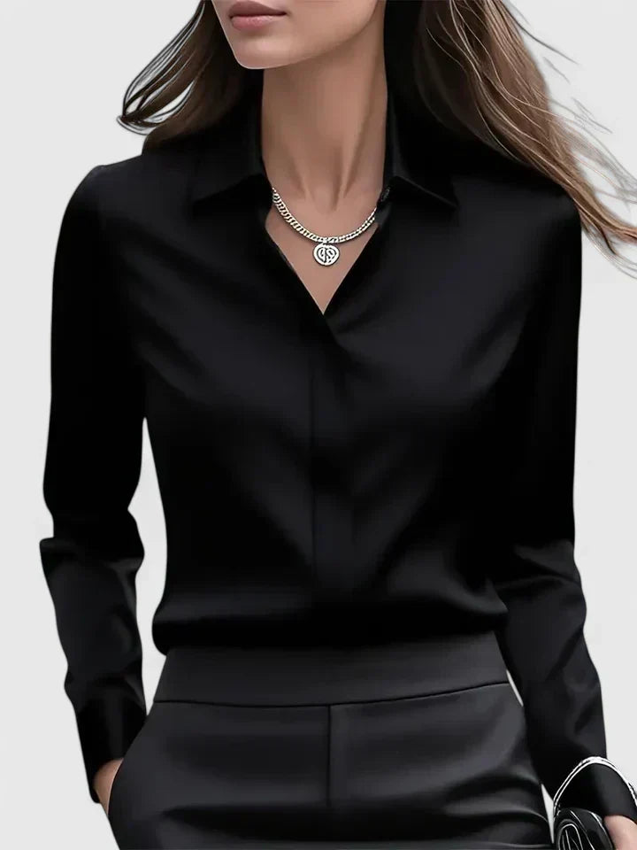 Ellen™ - Elegantes Button-Down-Oberteil