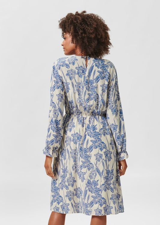 Ivy - Stilvolles und bequemes Damen-Blumenkleid mit langen Ärmeln