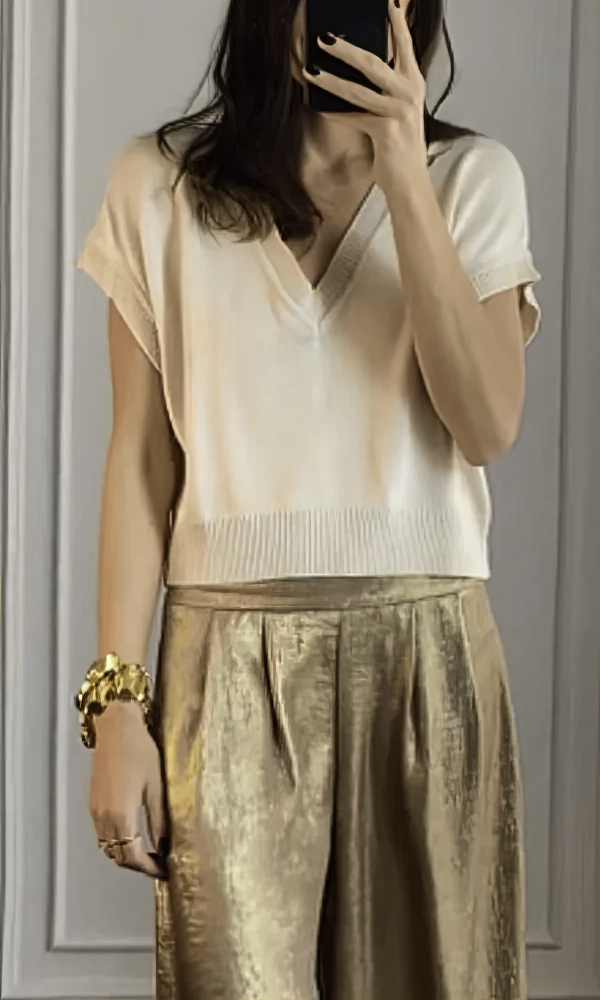 Zuleika | Elegante Top- und Hosen-Set