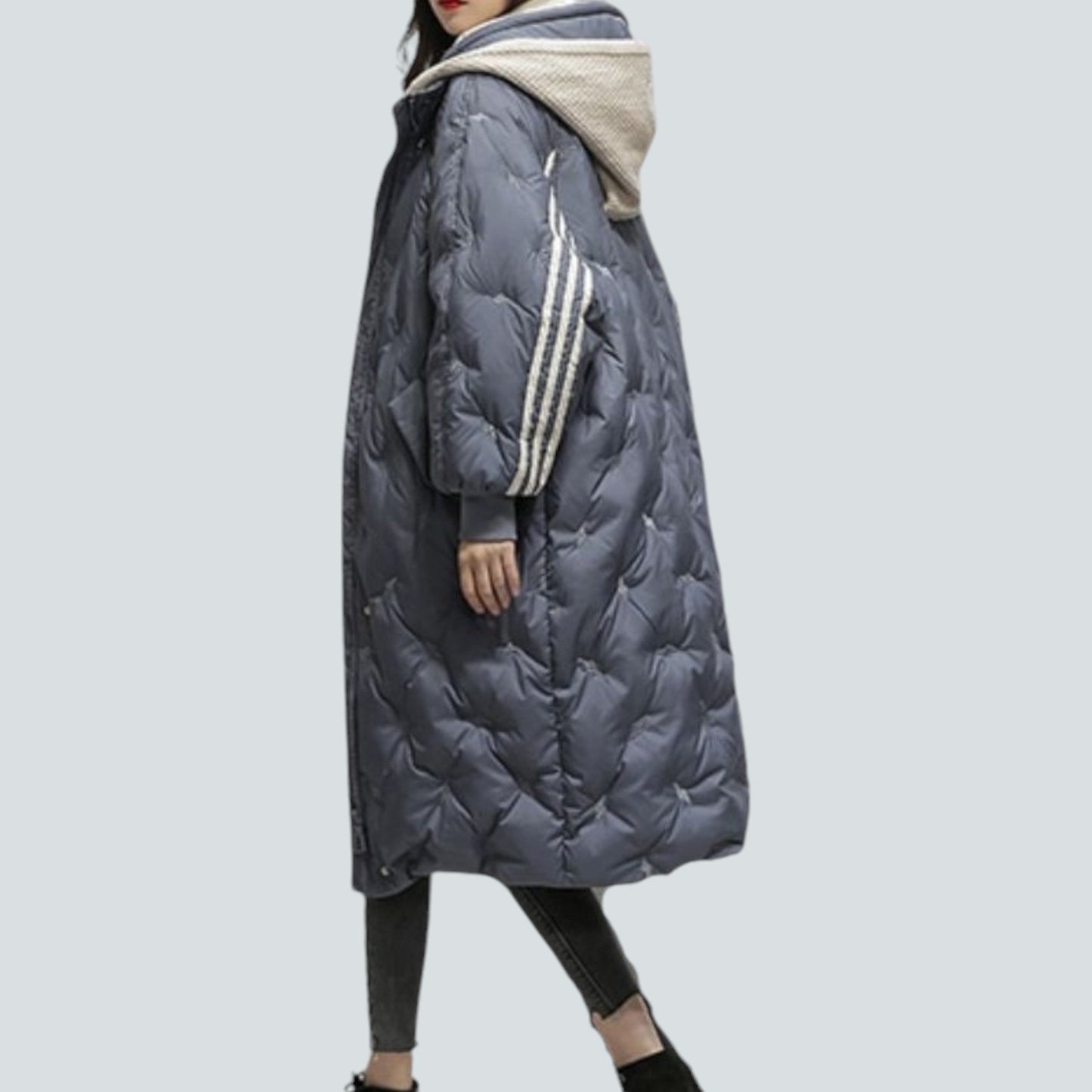 Damen | Lange Jacke Beige