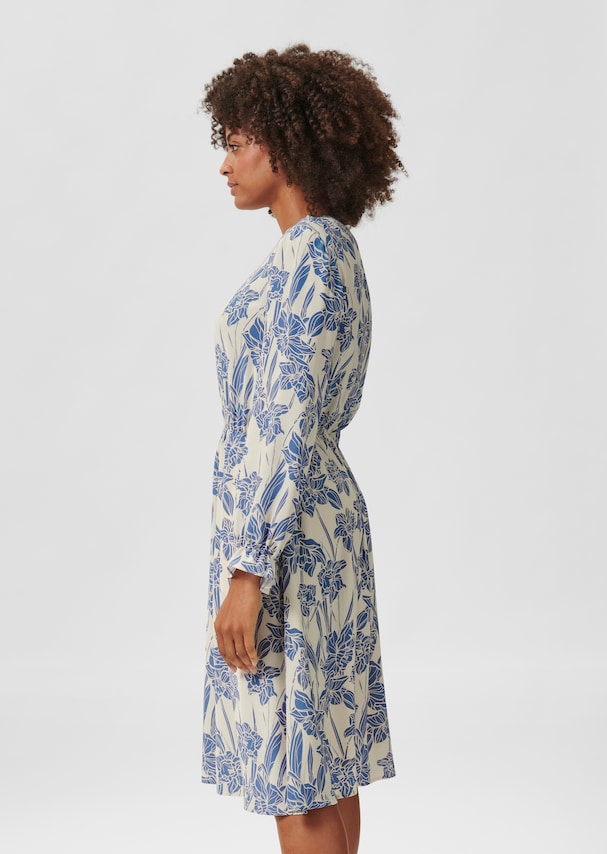 Ivy - Stilvolles und bequemes Damen-Blumenkleid mit langen Ärmeln