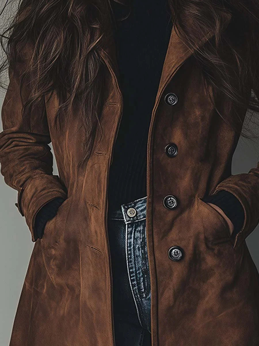 Teresa | Klassischer Trenchcoat im Vintage-Look