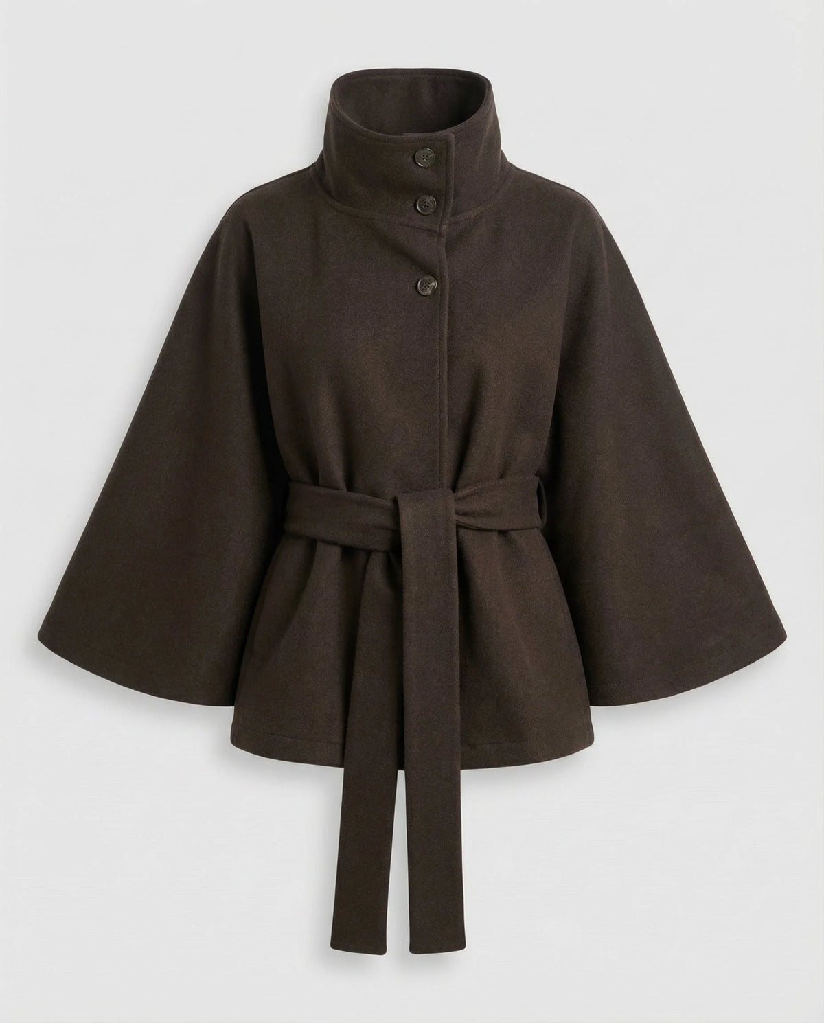 Damen Cape-Jacke mit Gürtel