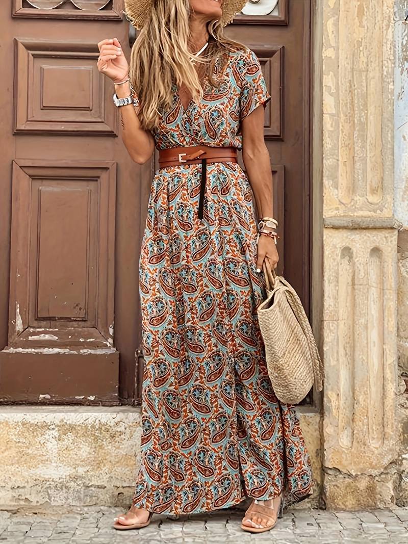 Sadera  | Blumiges Maxikleid für Frauen