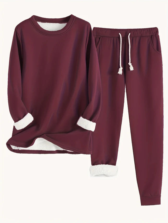 Damen Thermo-Set | Zweiteiler Einfarbig | Wärmend & Bequem