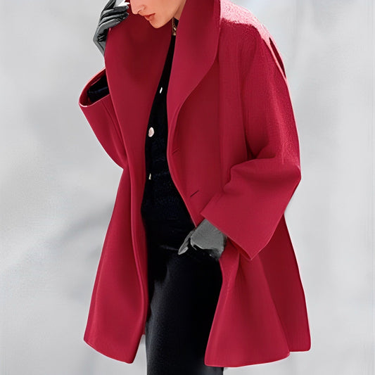 Damen Winterjacke | Elegantes Design | Weiche gestrickte Wolltextur
