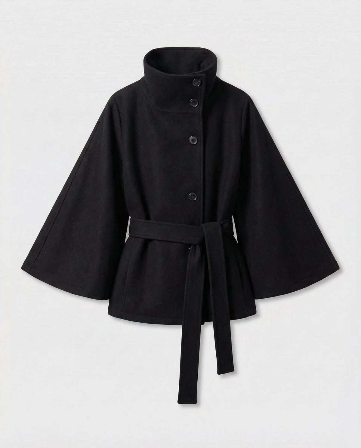 Damen Cape-Jacke mit Gürtel