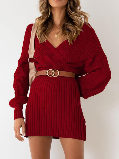 Marisol  | Überschnittener Ausschnitt Kleid