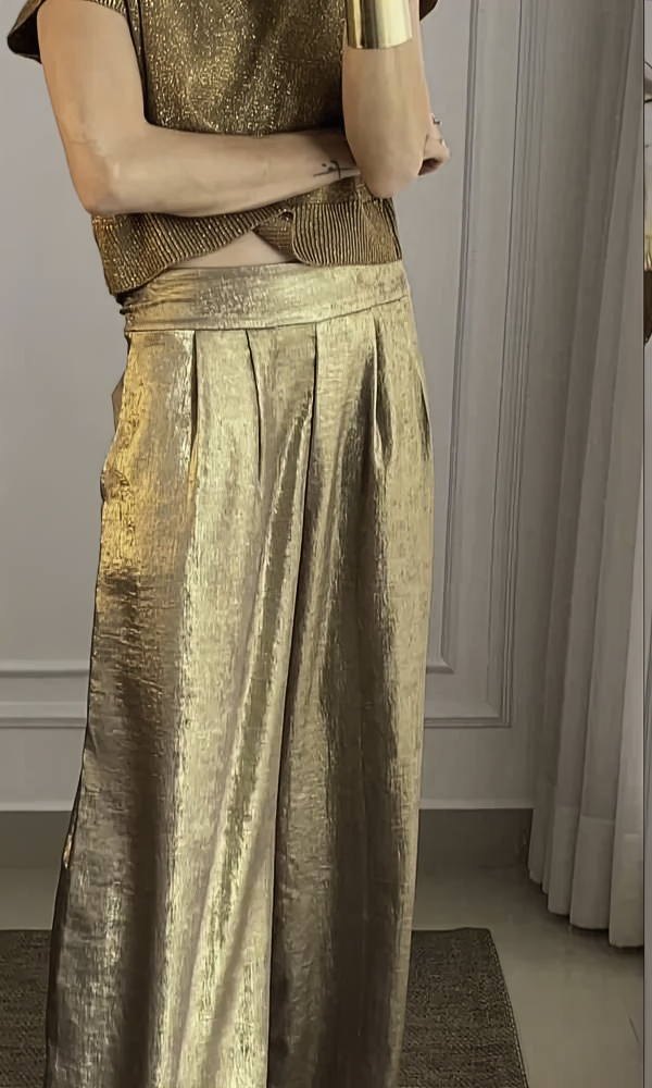 Zuleika | Elegante Top- und Hosen-Set