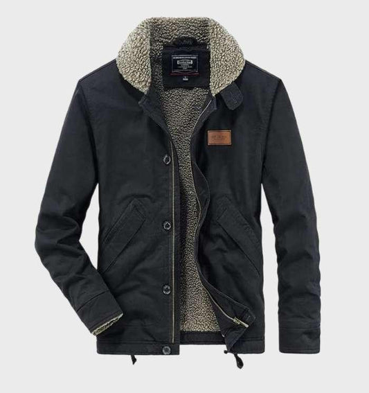 Lando | Schneid- und Stichfeste Jacke für Selbstverteidigung mit Taschen und Reißverschluss