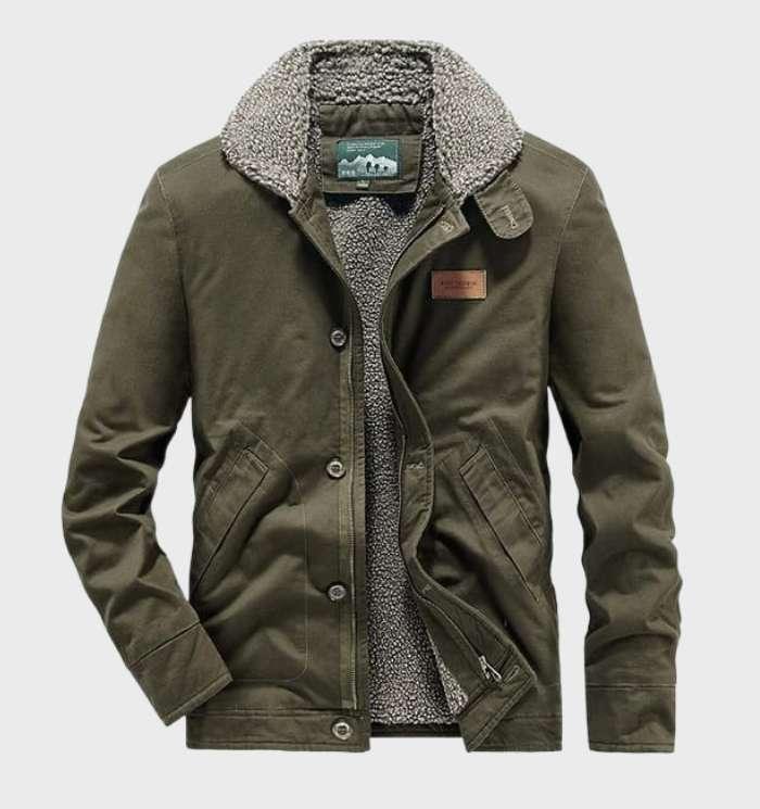 Lando | Schneid- und Stichfeste Jacke für Selbstverteidigung mit Taschen und Reißverschluss