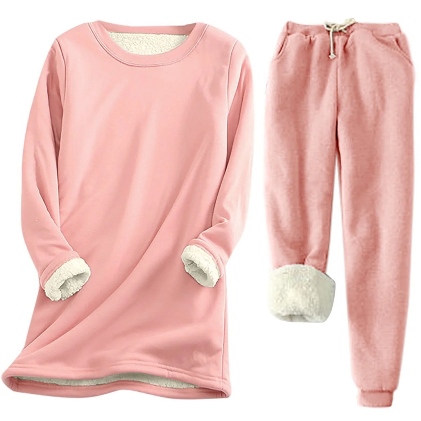 Damen Thermo-Set | Zweiteiler Einfarbig | Wärmend & Bequem