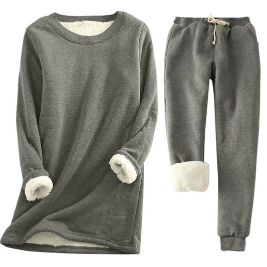 Damen Thermo-Set | Zweiteiler Einfarbig | Wärmend & Bequem