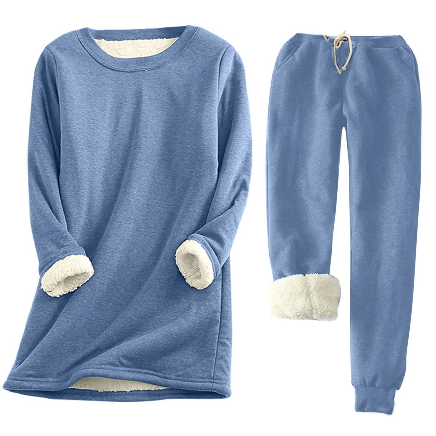 Damen Thermo-Set | Zweiteiler Einfarbig | Wärmend & Bequem