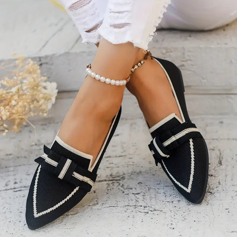 Franka  | geknotet Design flache Schuhe