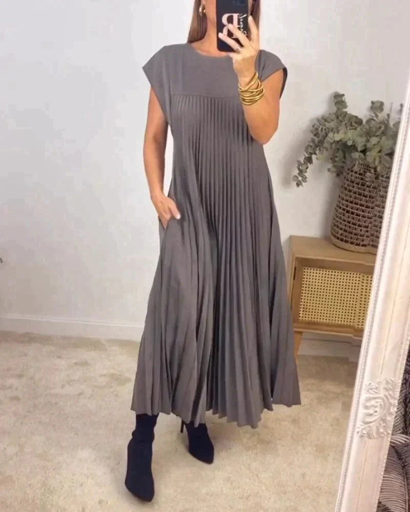 Sheria | Abito elegante plissettato
