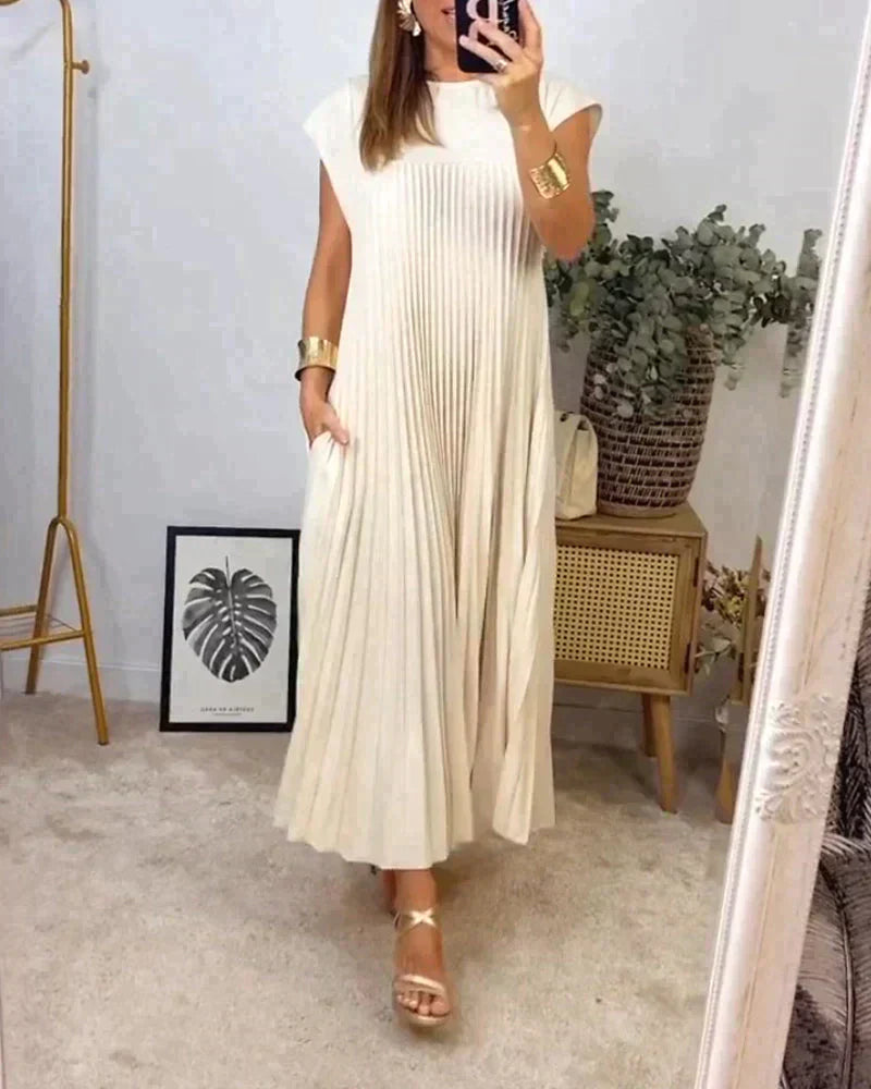Sheria | Abito elegante plissettato