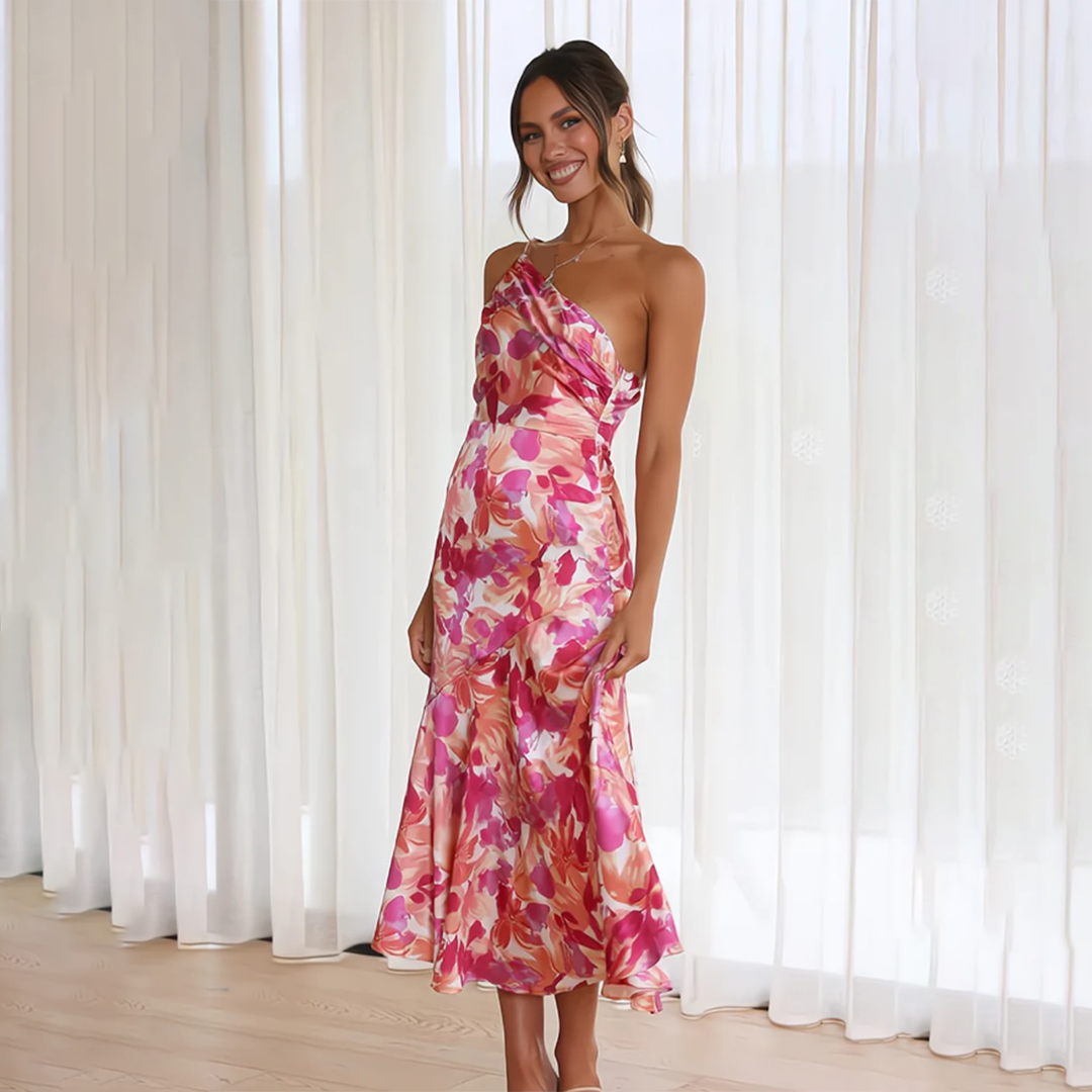 Hinda | Moderne Blumen-Kleid